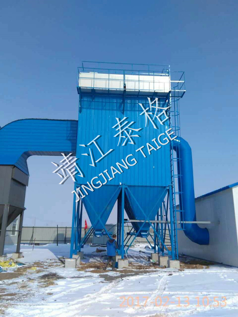 吉林職教園生物質鍋爐配套除塵器現場照片